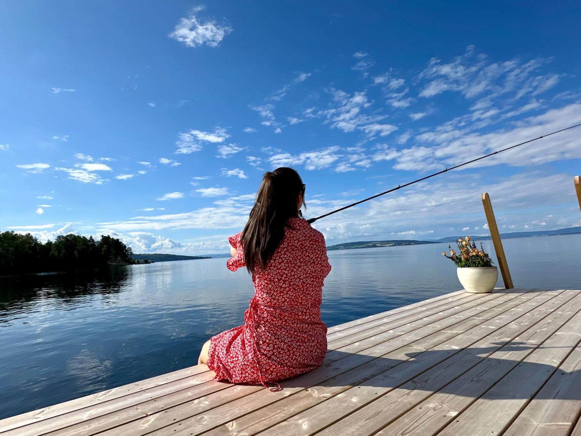 Kapteinsboligen i Evjua Skreia Exteriör bild