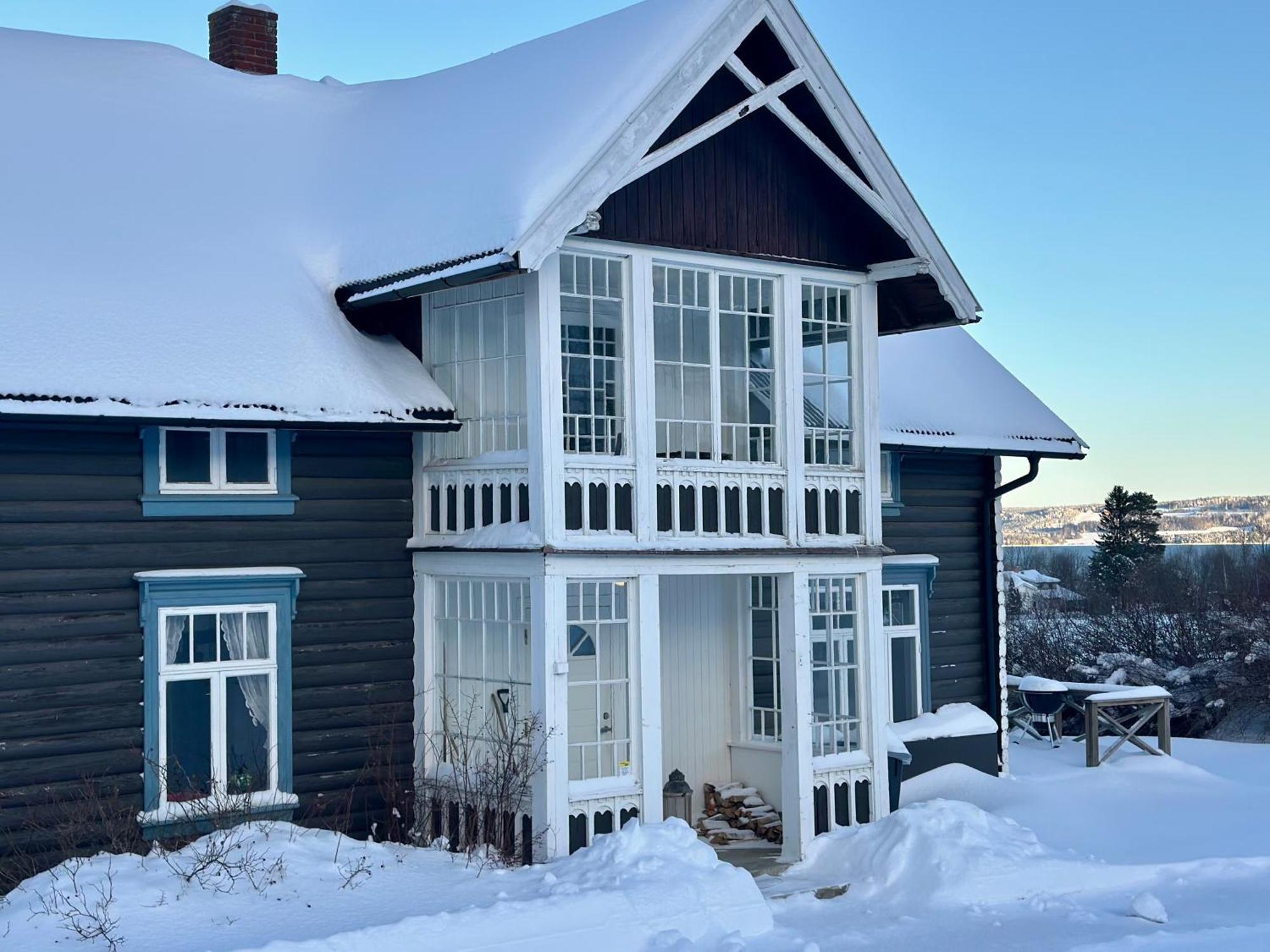 Kapteinsboligen i Evjua Skreia Exteriör bild